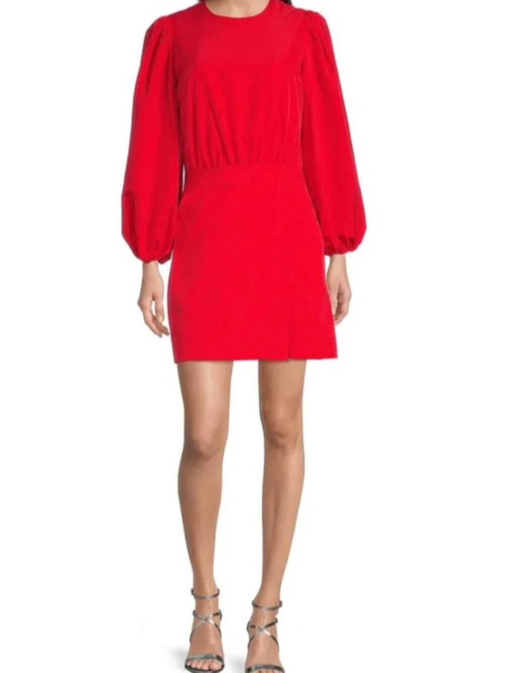 LDT (Lela Rose) Ivonne Dress in Chili Red, Size 10